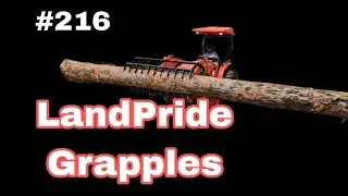 Moving Logs With A Landpride Brush Grapple ‼️