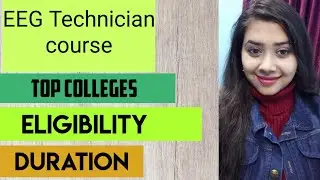 EEG Course ||career after 12th ||Top colleges
