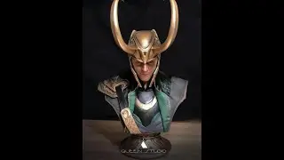 Loki 1:1 Lifesize Bust (Film) by Queen Studios