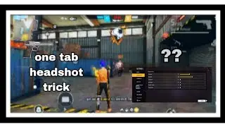 #ff best' sensitive setting #one tab headshot trick