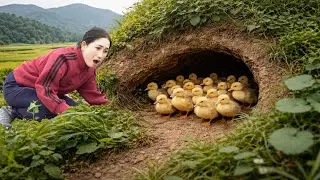 Catching Baby Ducklings in a Mountain Field – Unexpected Discovery