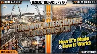 Inside a Highway Interchange Construction | How Multi-Level Roads Are Built complete process