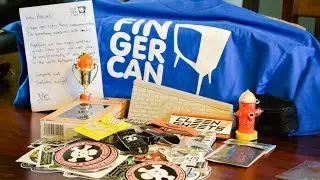 MASSIVE fingerboard unboxing! Fingercan Halloween fbing 1ST PLACE prize pack (is fun)