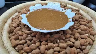 طريقة# تحضير #املو باللوز #وزيت الزيتون على حقو وطريقو وصفة سوسية 💯