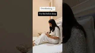 Raat ko sone se pehle sab kuch likh dena #yoga #shorts #overthinking #youtubeshorts #foryou #ytshort