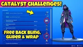 HOW TO UNLOCK NEW CATALYST SKIN GLIDER, BACK BLING & WRAP In Fortnite! RIFT RIDER GLIDER, ATMOSPHERE