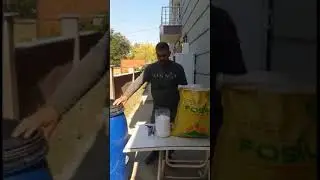 Leonarditten sıvı hümik asit yapımı.