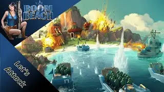 Boom Beach attack (strategy + gameplay) || (hindi+urdu)