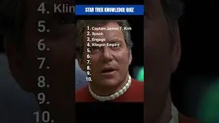 Star Trek Trivia Quiz Redux #startrek #quiz