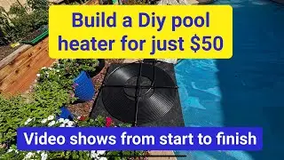 DIY solar pool heaters for in ground & above ground pools