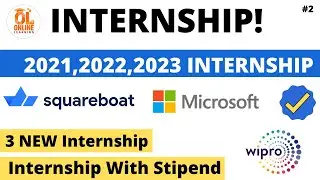 Internships For College Students | 3 New Internship from Top Mnc Eligible 2021/2022/2023 Batch