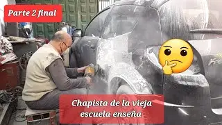 Chapa a un Guardabarros trasero Chocado Ford ka negro