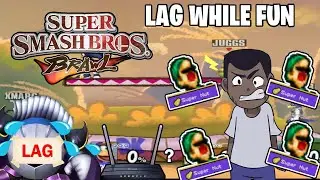 Super Smash Bros. Brawl 4-Player (Online) - Eli's Lag Moans