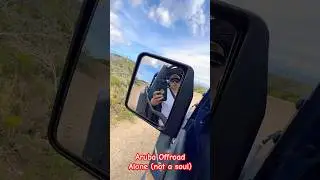 #Aruba #offroad, not a soul on the road #alone #vacation #roadlife #happytrip #roadtripadventures