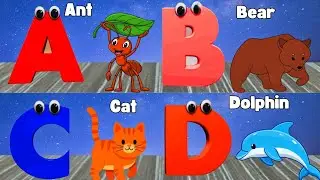 ABC  Animals Song | A For Ant Learn ABC Alphabet for Children | Education ABC Nursery Rhymes