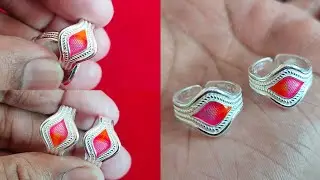 latest Silver toe ring design with weight & price 2021//daily use silver toe rings