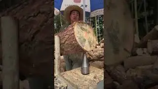Wood splitting cone drill bit