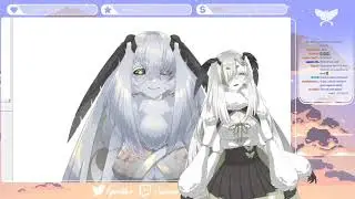 Juniper's first Vtuber model [Juniper Actias][English]