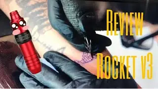 REVIEW maquina de tatuar CHINA// Rocket V3//Tatuaje estilo MANGA