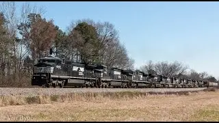 NS 322 Northbound with 9 engines!!