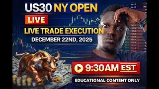 🔴 LIVE US30 (Dow Jones) NY OPEN TRADING SESSION
