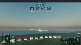 This is me landing a Boeing 737 max in flight master roblox.