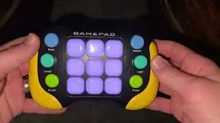 Pop It electronic pentru copii | Consola cu lumini RGB, muzica si 600 nivele | Joc senzorial