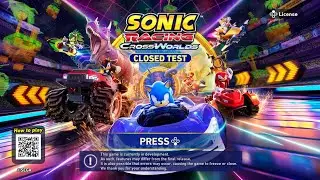 Sonic Racing: Crossworlds Closed Test Gameplay