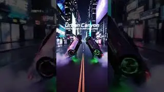 Urban Canyon Zero-Emission AI Drift Challenge | The Future of Silent Speed #veo3 #automobile #aishor