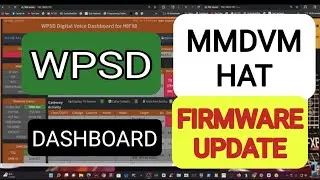 Панель управления WPSD - обновление прошивки W0CHP MMDVM HAT - M17