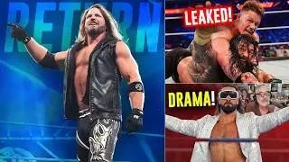 AJ Styles NOT RETIRING!? Return On RAW? John Cena SHOCKING SECRET, Seth ROLLINS DRAMA | WWE News
