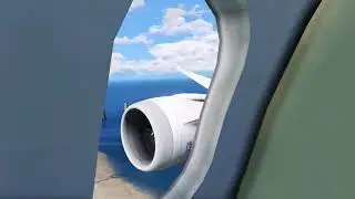 787-Dreamliner Full wing butter view | GTAV | #Swiss001landing #Shorts