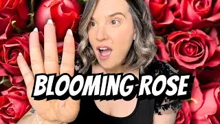 This Is The EASIEST DIY Blooming Rose Nail Tutorial