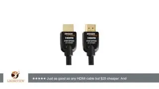 AmazonBasics High-Speed HDMI Cable 2-Pack - 6.5 Feet (2 Meters) Supports Ethernet, 3D, 4K and Audio