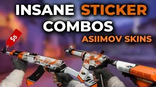 M4, Ak47, Awp&hellip; Наборы наклеек Asiimov &mdash; CS2 2023