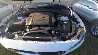 Where is Engine Oil Level Dipstick in Jaguar F-Pace ( 2015 - now ) | Measure Engine Oil Level