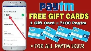 Pannyer ₹100 Free Paytm Gift Card Offer With paytm Proof!! Invite and Earn free Paytm gift Voucher