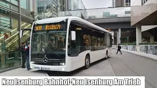 Buslinie X17 Mitfahrt im eCitaro
