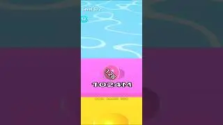 128 PINK BALL Reached Highest Tile 💖🔥 | Ball Run Infinity Short | Epic Merge Moment! #ballgameshub