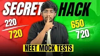 Boost Your NEET Mock test marks🚀 | Secret Hacks | NEET 2024