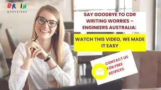 Say Goodbye to CDR Writing Worries &ndash; Engineers Australia: Watch This Video, We Made It Easy
