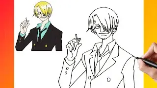 HOW TO DRAW SANJI FROM ONE PIECE