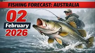 FISHING FORECAST in Australia for 02 February 2026: Throw Everything Aside and Go Fishing!