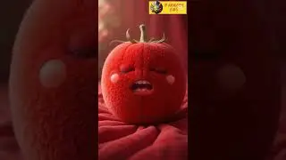 fruit eating fruit 🍑 Ai fruit face cartoon #ai #food #shortsfeed #viralvideo #cartoon