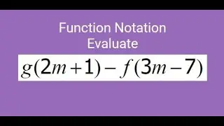 Evaluate the Function for the Given Value or Expression