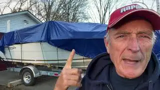 Tarp protection for your boat.
