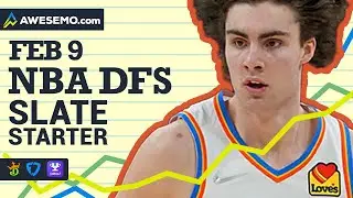NBA Daily Fantasy First Look 2/9/22 | NBA DFS Slate Starter Podcast