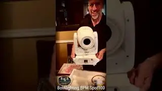 Battery powered Wireless DMX @BOTHLIGHTINGCOLTD BPM spot 100 #amazing 