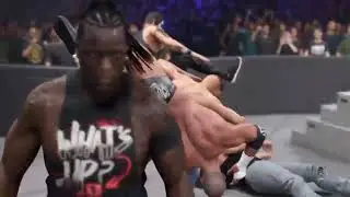 STW universe Triple H vs Orange Cassidy Aew world Championship 