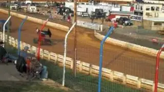 Selinsgrove Speedway Opening Night 2010 358 Sprint Car hot laps session 2